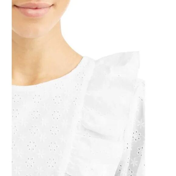 Textile Elizabeth & James – Marlowe Cinched Waist Eyelet Blouse - Picture 8 of 13